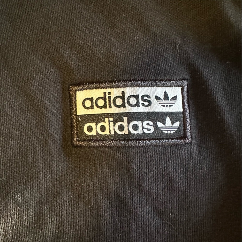 Adidas Ruched Drawstring Cropped Tee - Picture 3 of 5